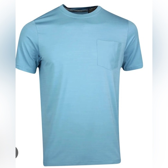 Puma Pocket Tee Small NWT | Dusty Aqua + Moisture-Wicking | Athleisure Essential - Picture 1 of 5